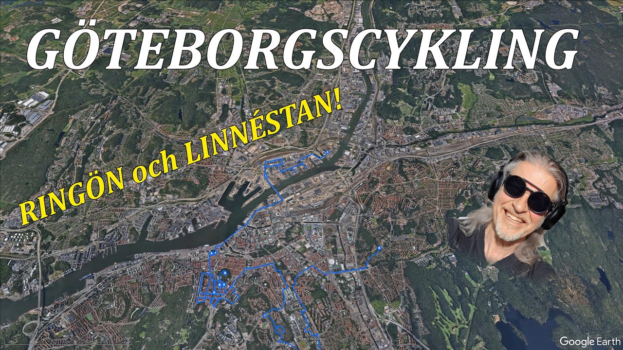 G&Ouml;TEBORGSCYKLING 2025-05-19.&Auml;NNU EN SP&Auml;NNANDE CYKELTUR. DENNA G&Aring;NG P&Aring; RING&Ouml;N OCH I LINN&Eacute;STAN!!