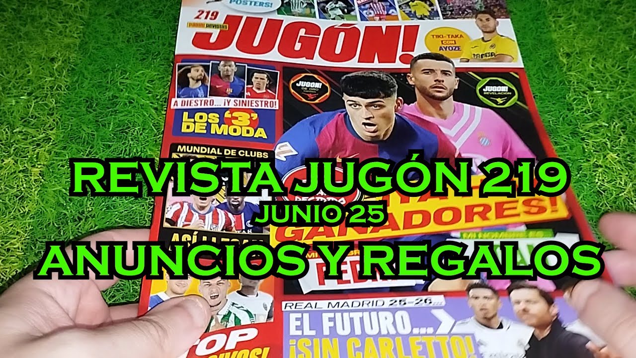 REVISTA JUGÓN 219 - PANINI - JUNIO 25