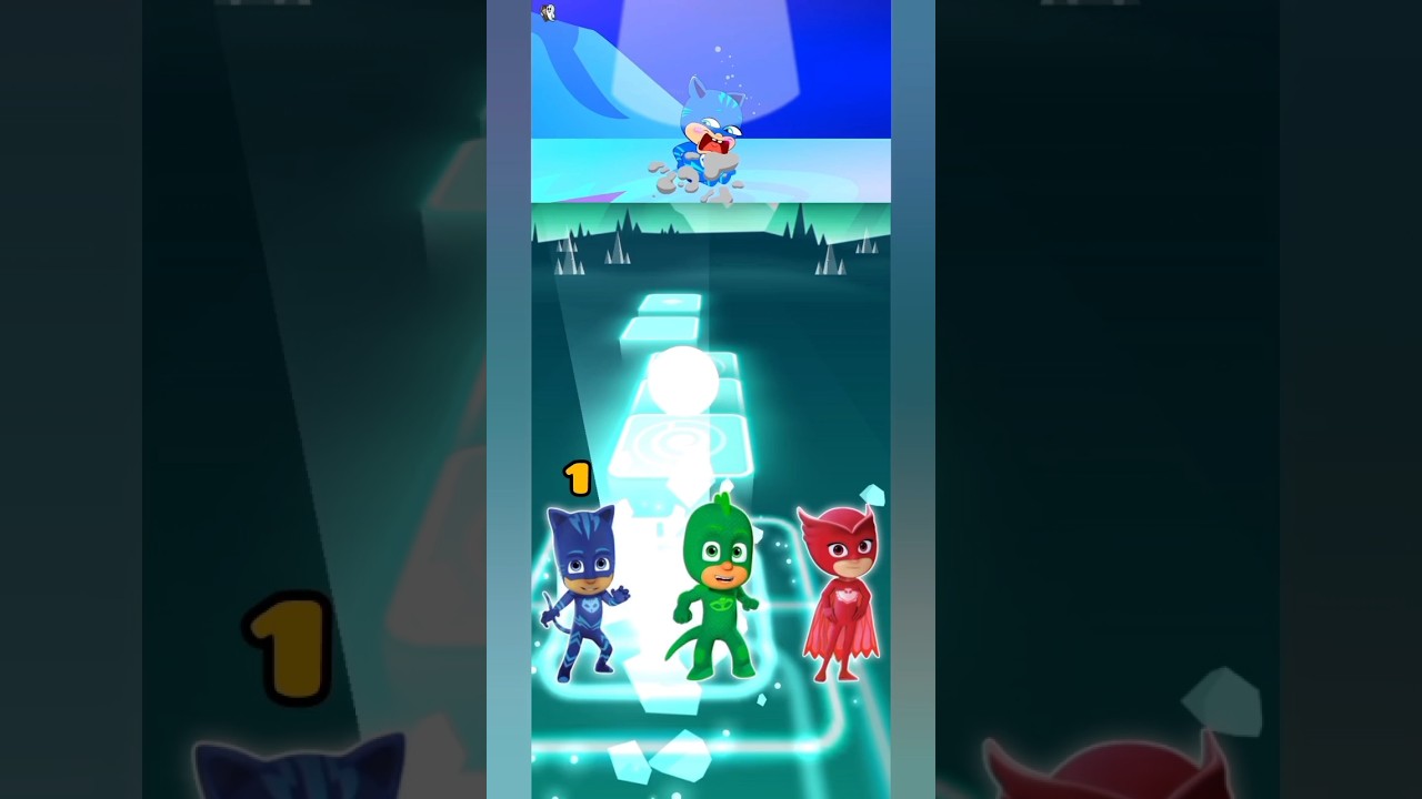 Catboy, Owlette & Gekko Play Tiles Hop 🎵🔥 | Epic Music Challenge. 