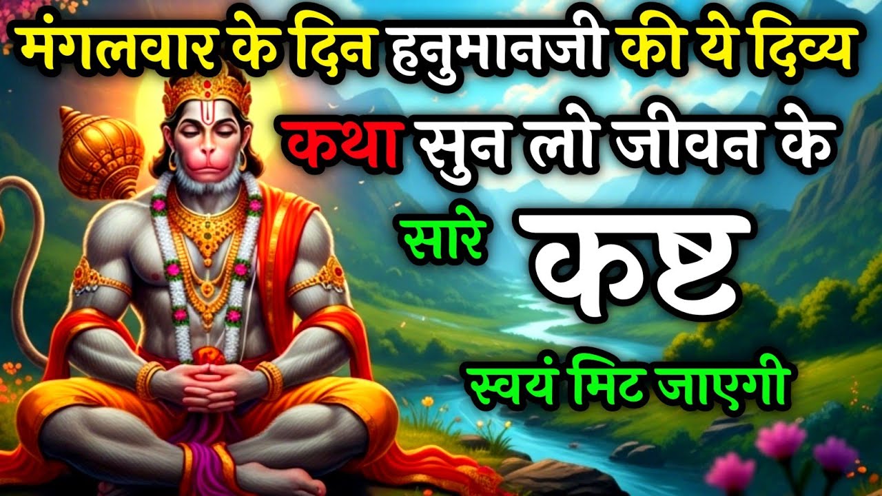 मंगलवार को हनुमानजी की कथा सुनलों जीवन के सारे कष्ट मिट जायेगे | Mangalwar hnuman ji katha 