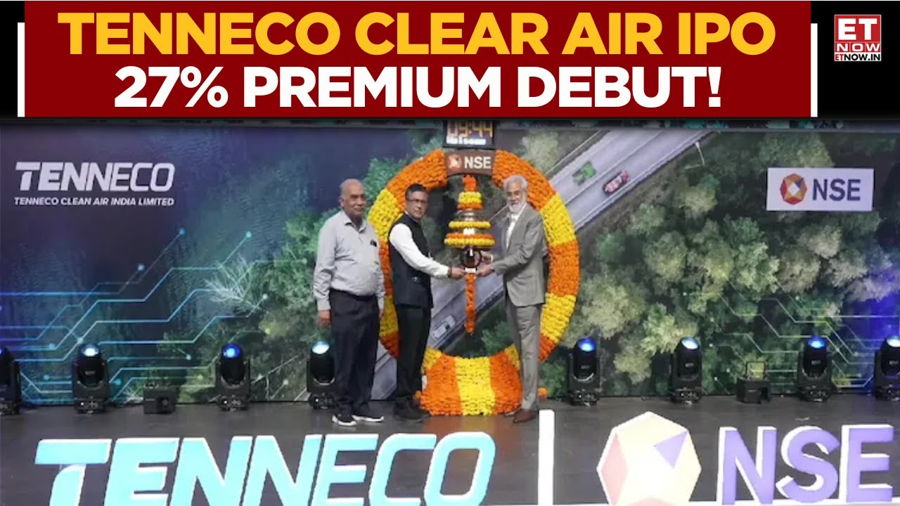 Tenneco Clean Air&rsquo;s Blockbuster Listing! CEO Arvind Chandrasekhar on Growth, ROC & EV Plans | ET Now