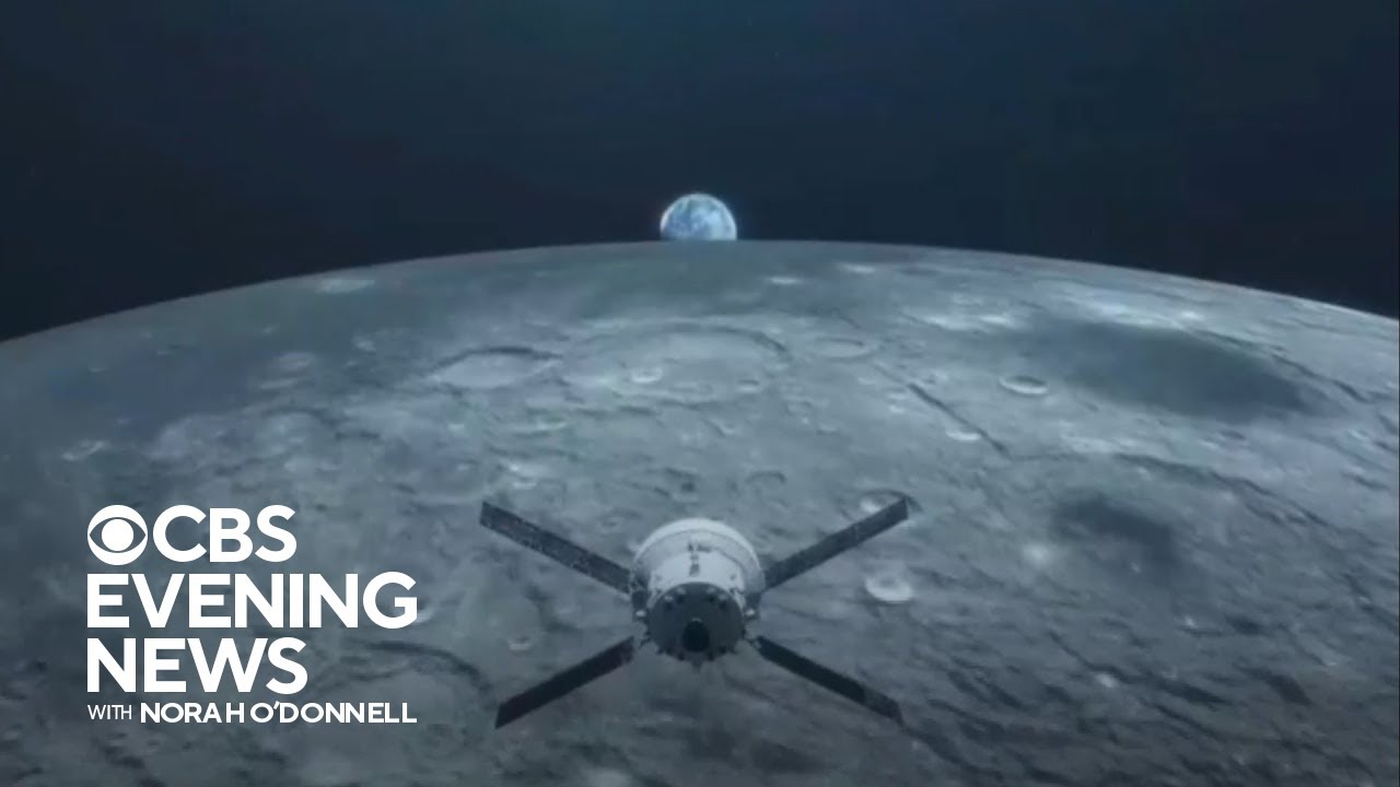 NASA's historic moon mission blasts off