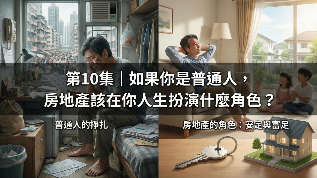第10集｜如果你是普通人，房地產該在你人生扮演什麼角色？