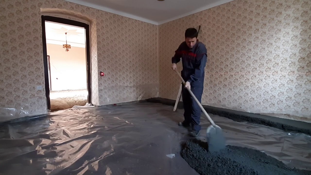 Renoviranje svapske kuce  Betonaza poda 2 deo