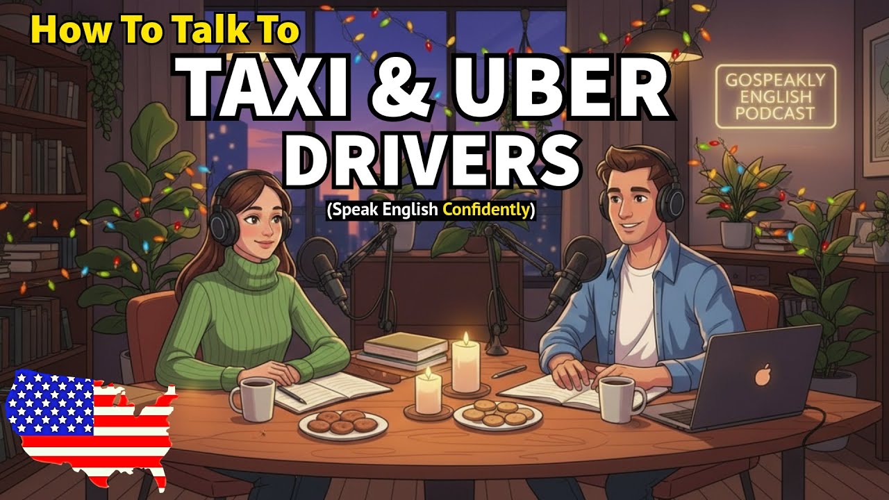 How to Talk to Taxi & Uber Drivers (With Confidence) - English Conversation For Daily Life