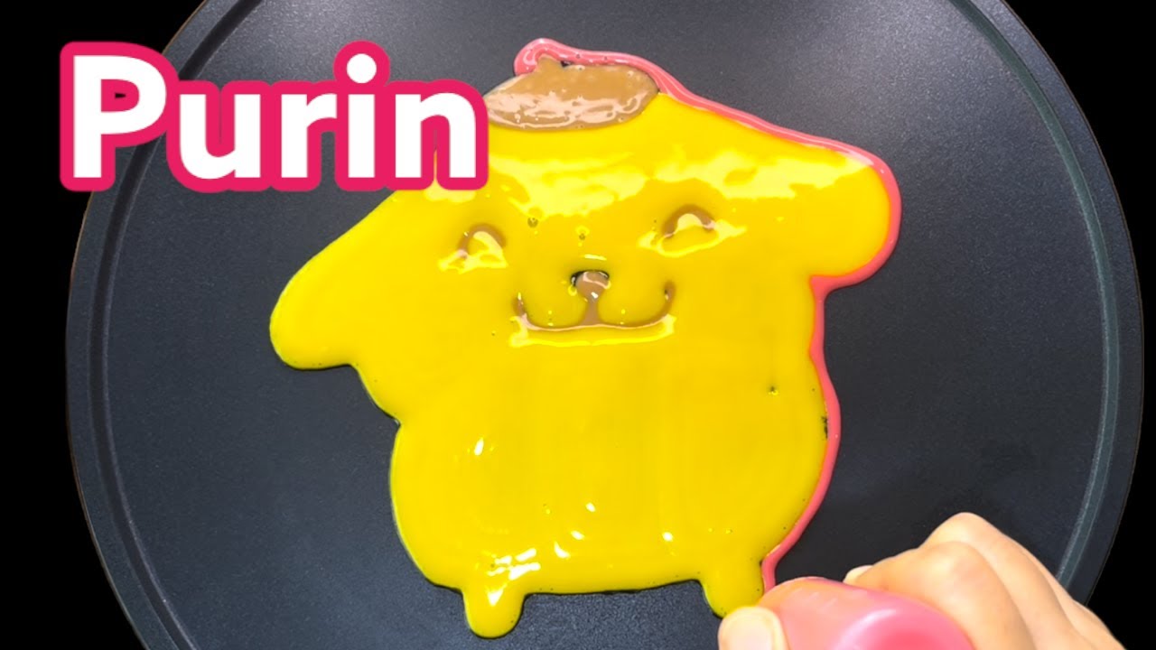 Cute Pancakes, Sanrio Characters, Pom Pom Purin, Pancake Art I Rainbow Pancake Art