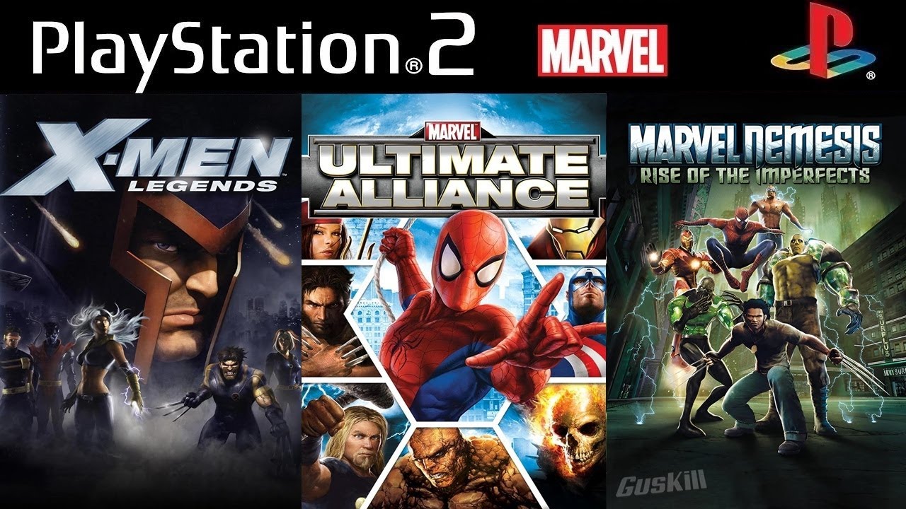 All Marvel Superheroes Games on PS2