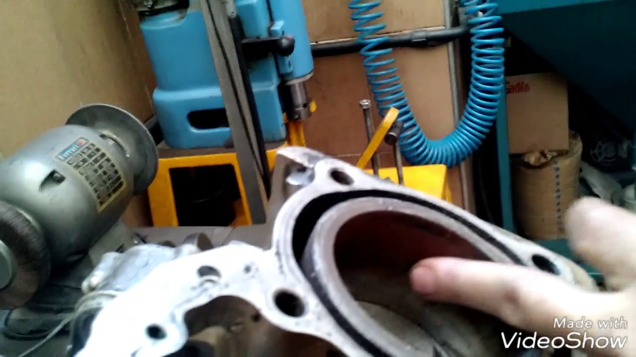 Virabrequim e cilindro cb 500 danificados