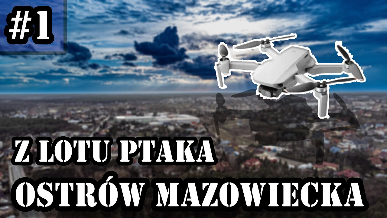 Ostrów Mazowiecka - widok z lotu ptaka [Marzec 2023] [4K]