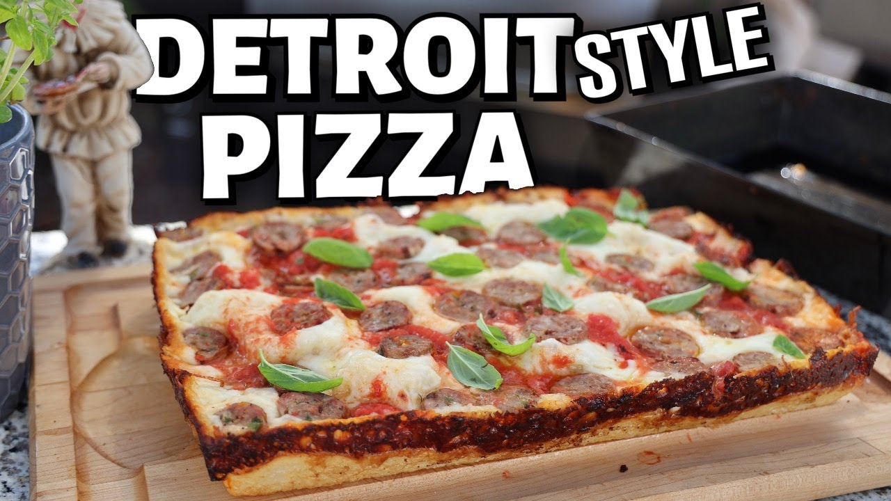 HOW TO MAKE THE EASIEST DETROIT STYLE PIZZA - At Home