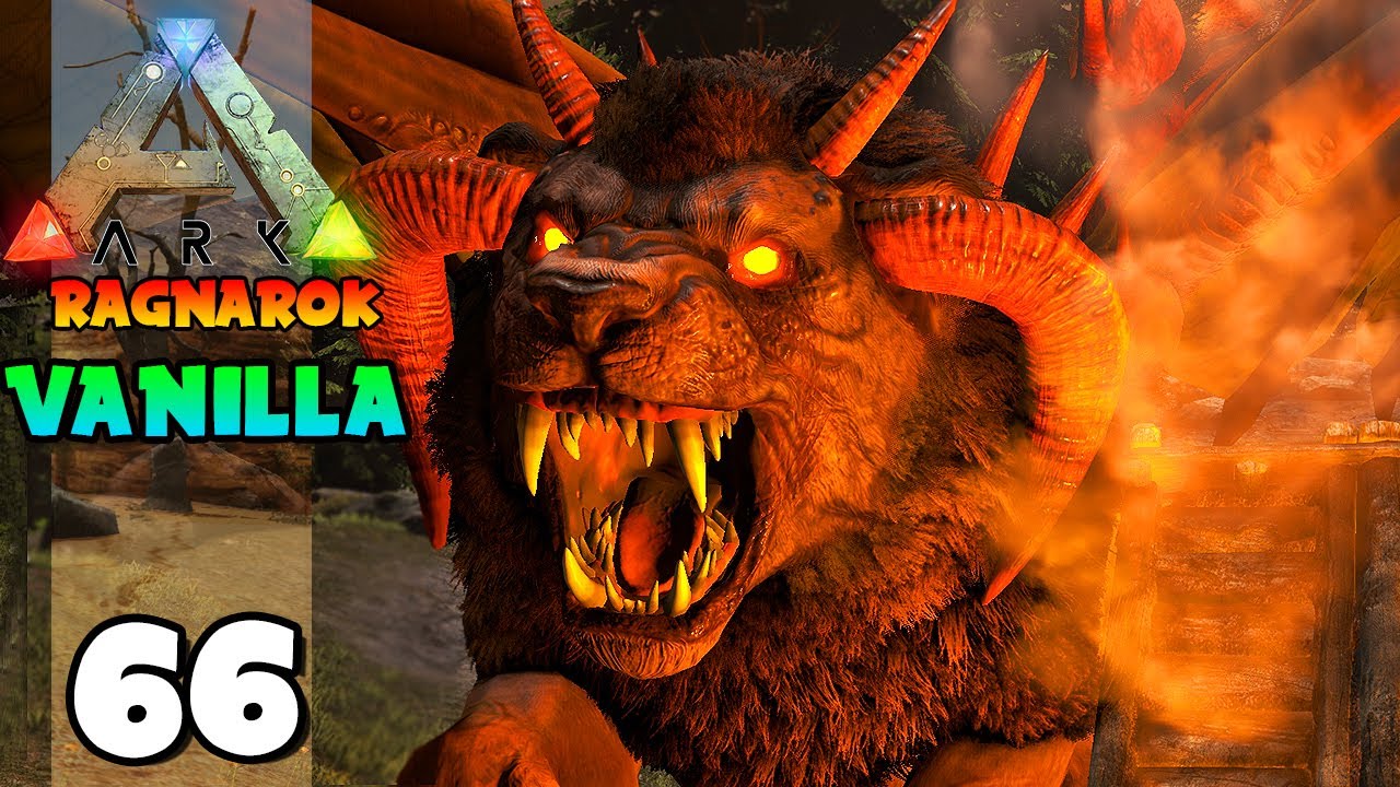 BATALHA CONTRA O BOSS RAGNAROK - BETA!!! ARK: RAGNAROK (VANILLA) 66