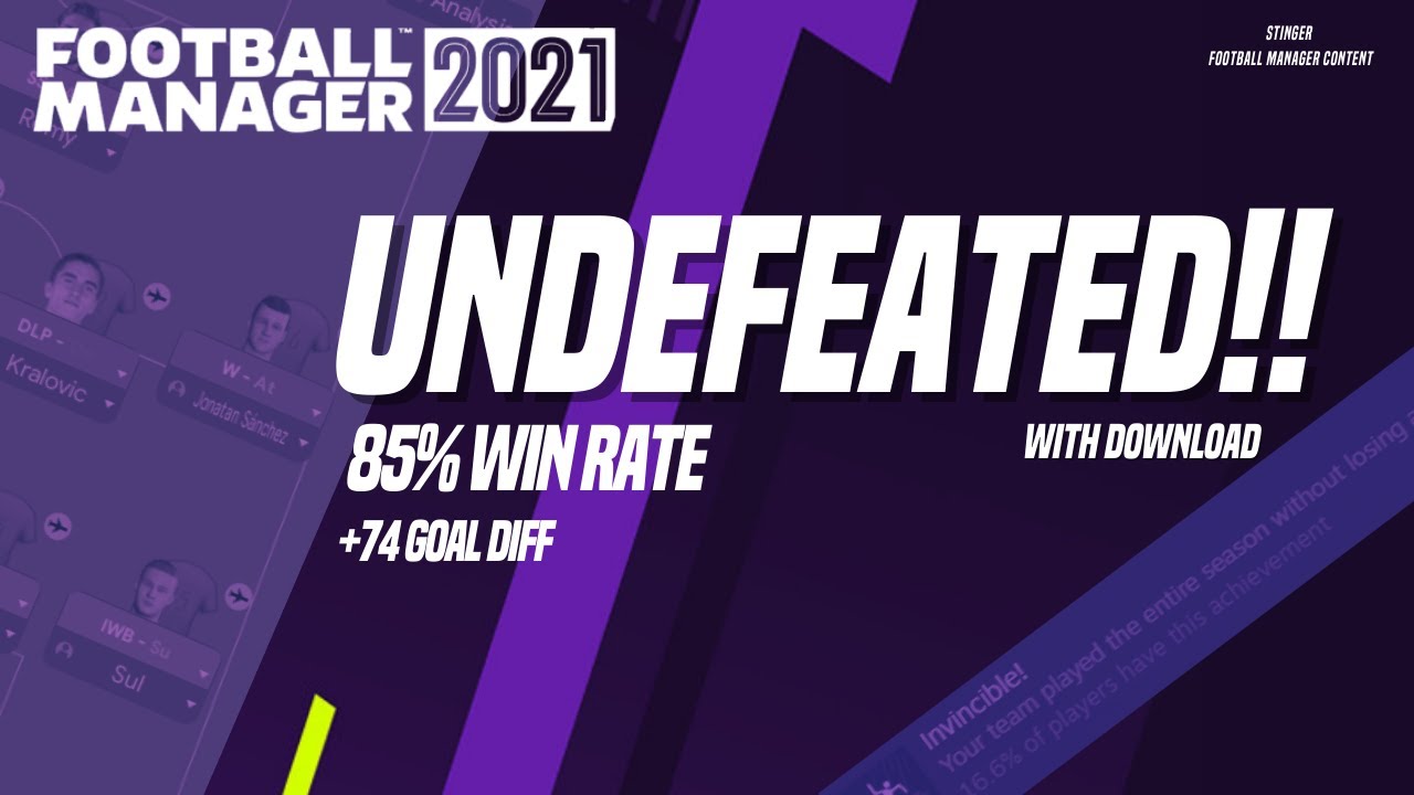 FM21 UNDEFEATED TACTIC with Download