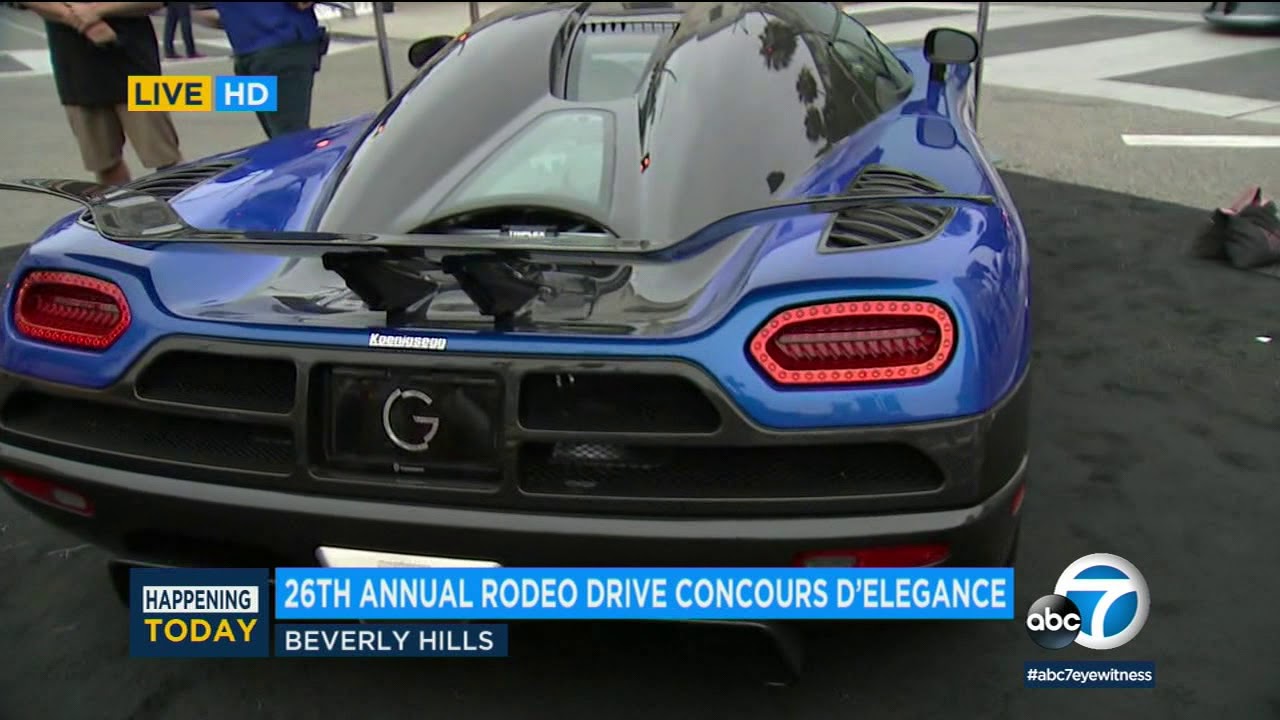Rare, exotic cars on display at Beverly Hills Concours d'Elegance