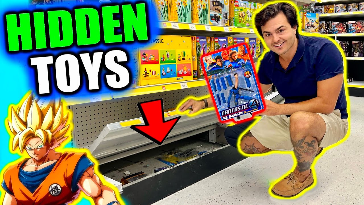 Фигурка HIDDEN MARVEL найдена под полками с игрушками на рынке TARGET и Flea Market!