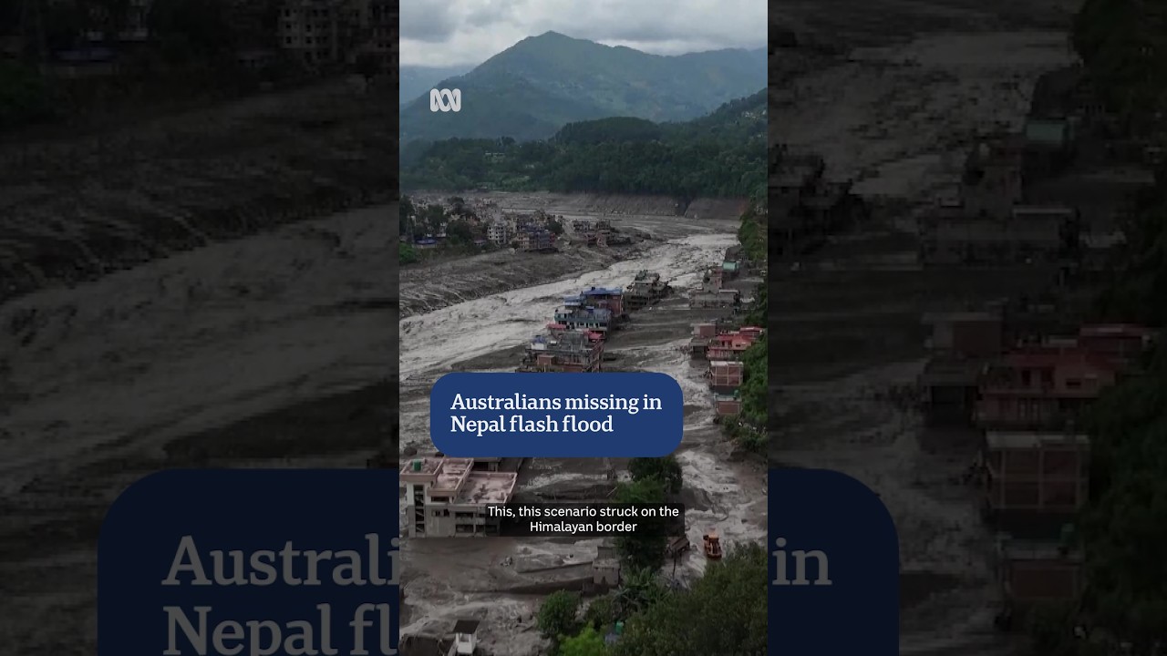Australians missing in Nepal flash flood | ABC NEWS