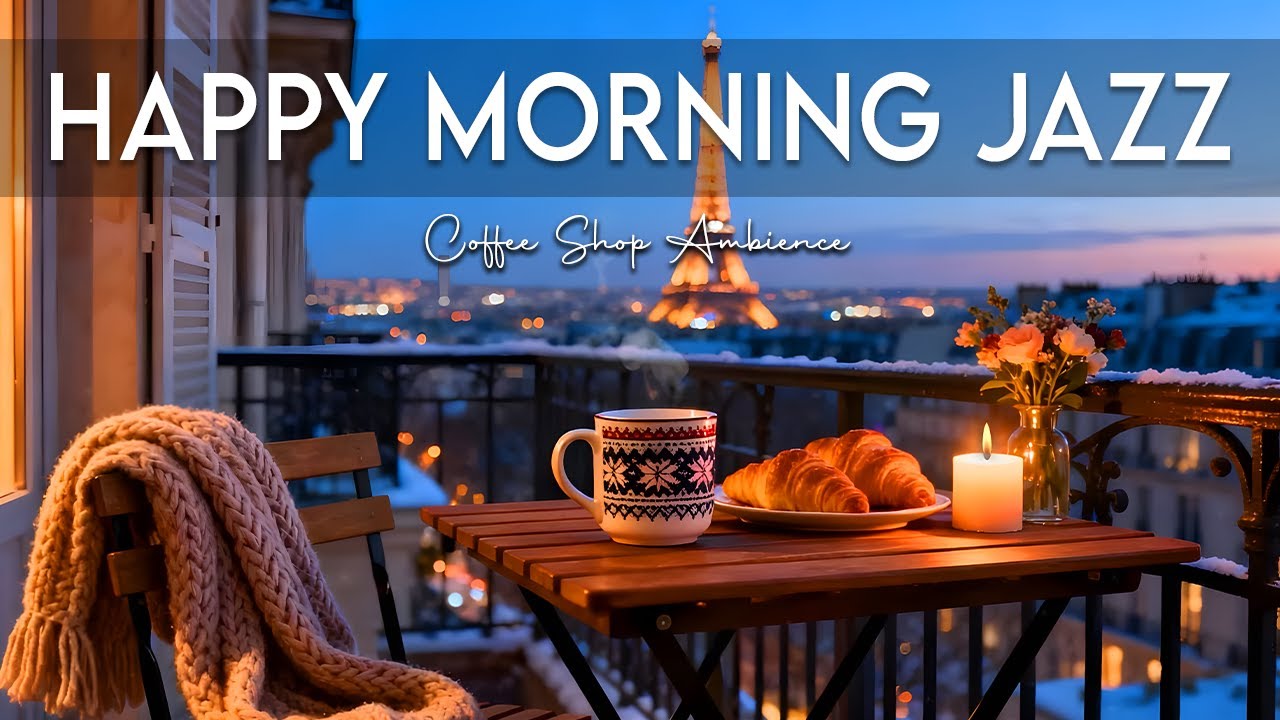 Happy Morning Jazz☕ February Bossa Nova Instrumental & Relaxing Jazz Cafe Music for Studying.