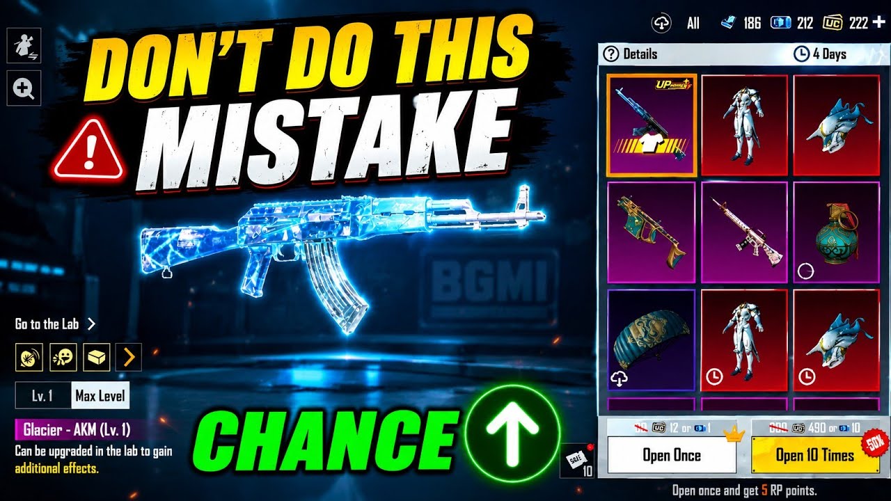 How To Get AKM GLACIER in BGMI From Classic Crate Coupon | How To Get AKM Glacier