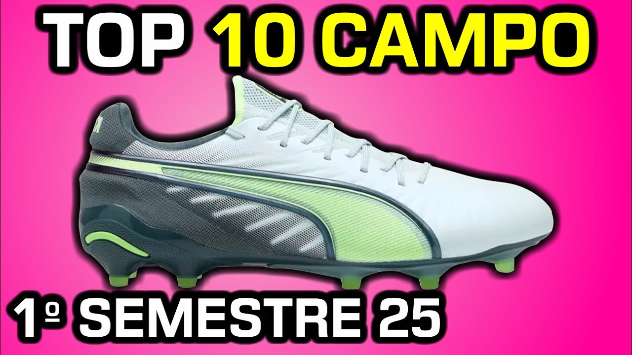 TOP 5 melhores chuteiras CAMPO de 2025 (1º SEMESTRE) - Canal Camisas e Chuteiras