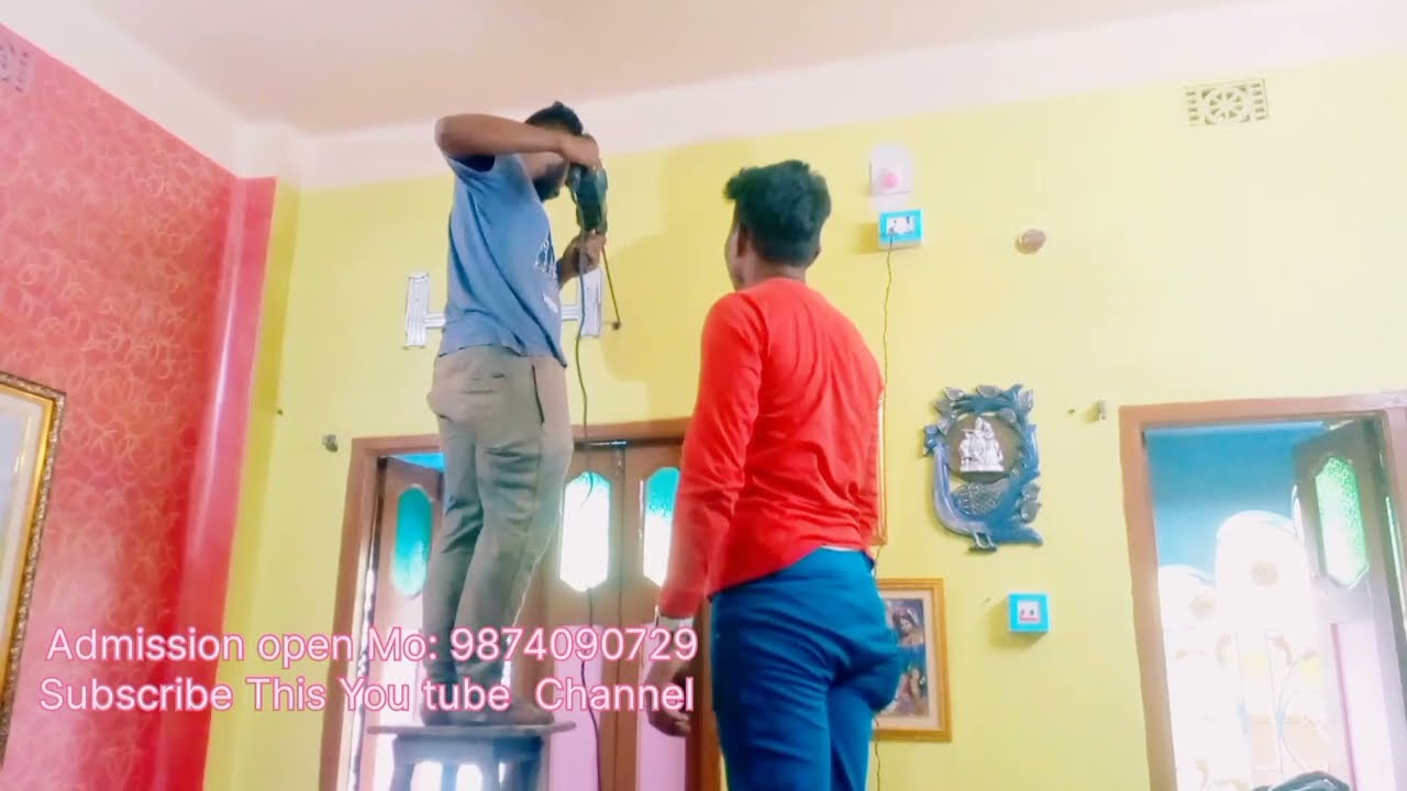 এসি ইনস্টল। এসি কিভাবে সেট করা হয়। AC installation. inverter AC install. ac installation bangla.