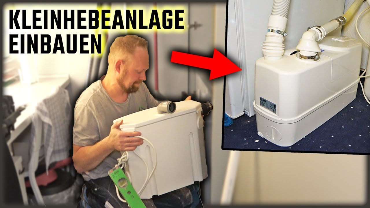 KLEINHEBEANLAGE EINBAUEN - Abwasserhebeanlage tauschen! | Home Build Solution