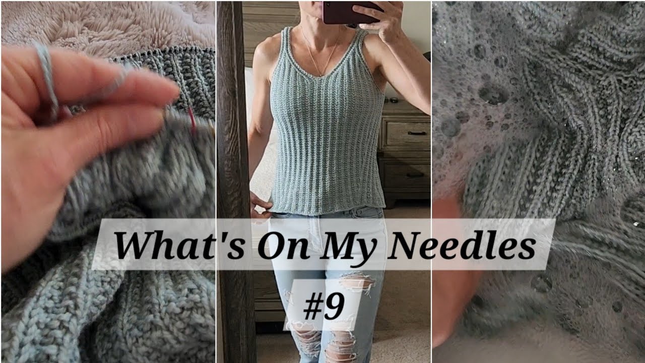 What's On My Needles #9 || SeedyTop || Current WIPS || VegFest Market Vlog