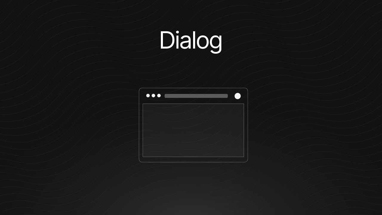WeWeb Elements - Dialog