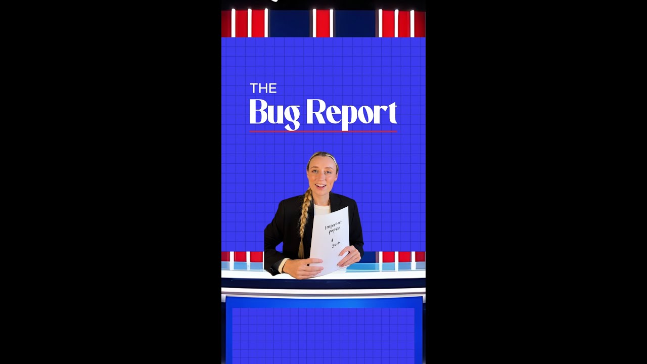 Welcome to The Bug Report. #AI #tech #software