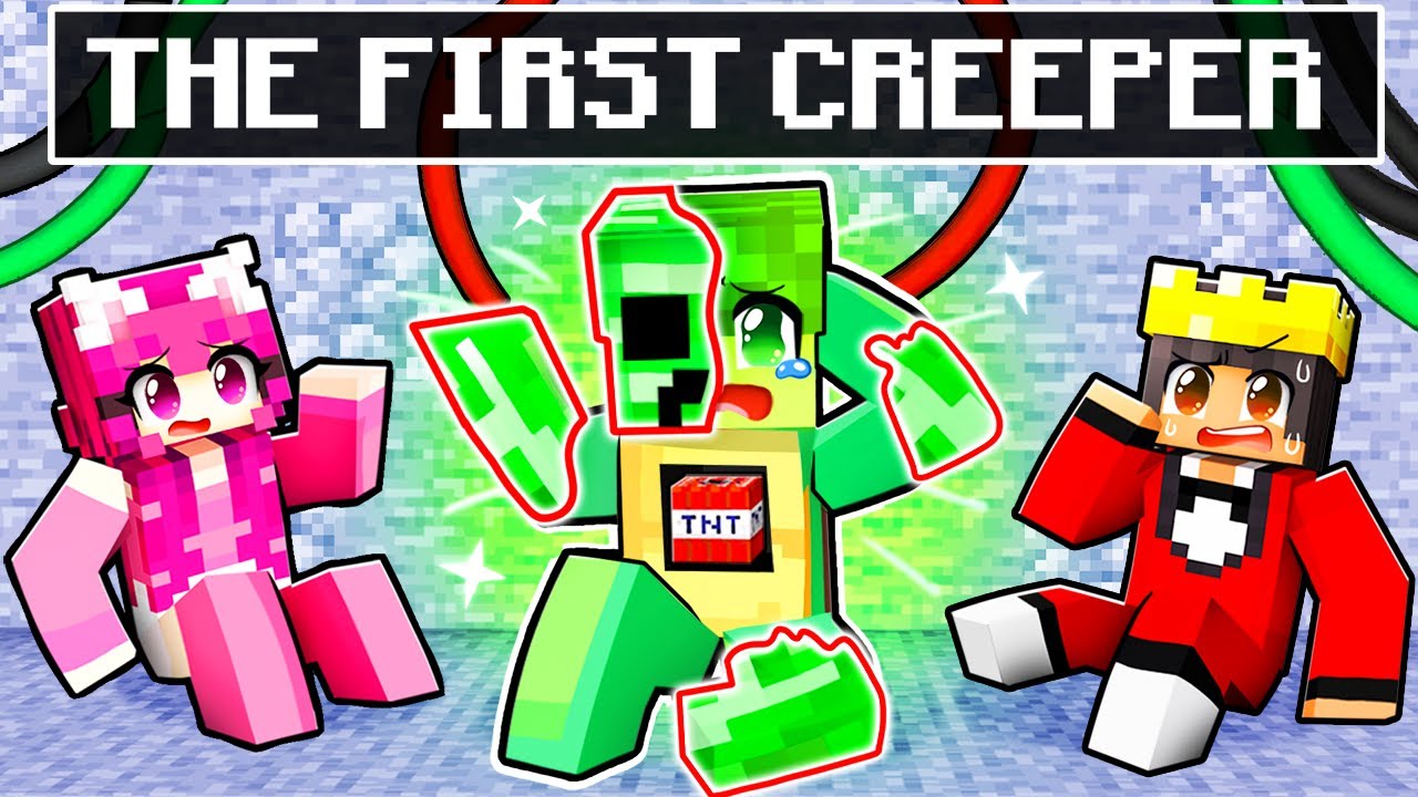 The FIRST CREEPER Story In Minecraft!