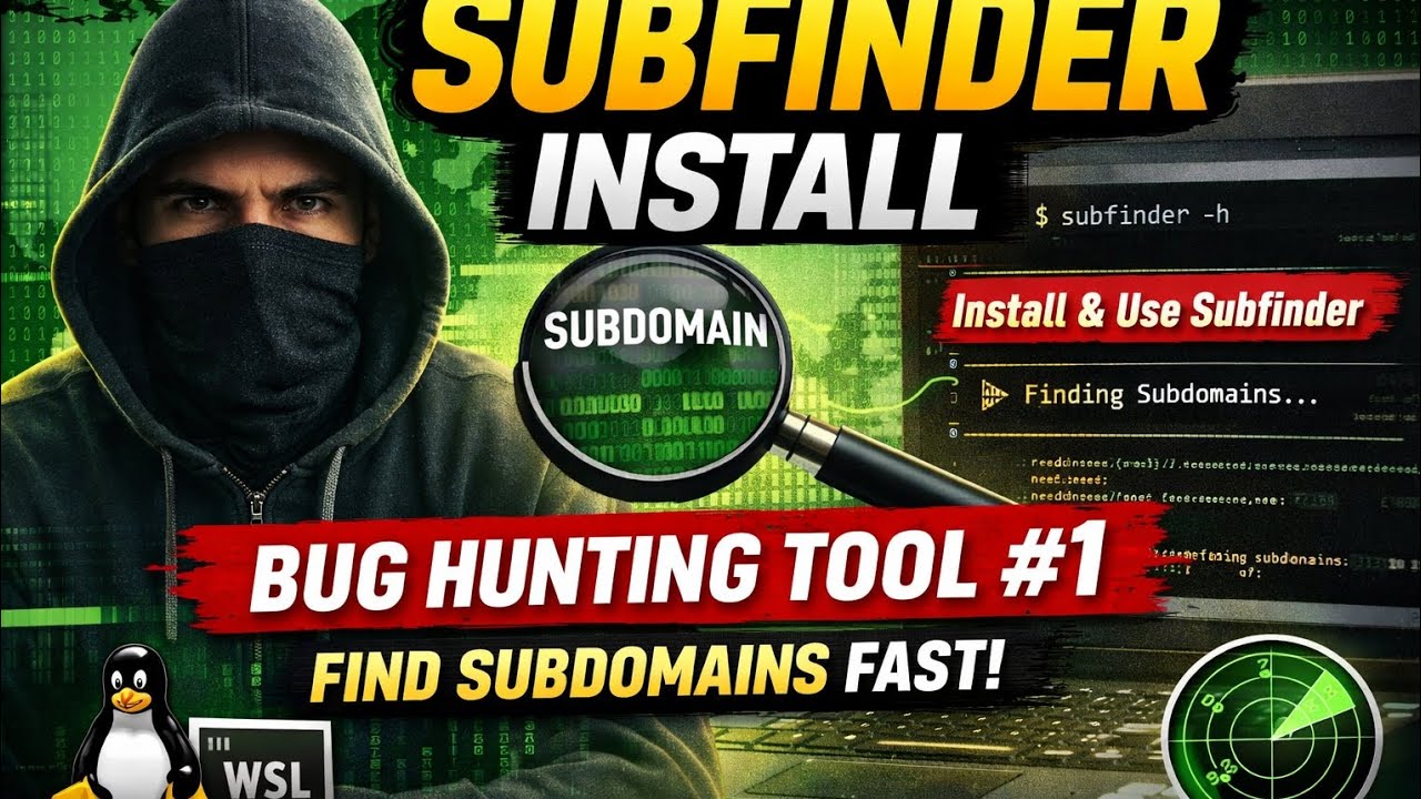 Subfinder Installation | Bug Hunting Tool #1 | Find Subdomains Easily