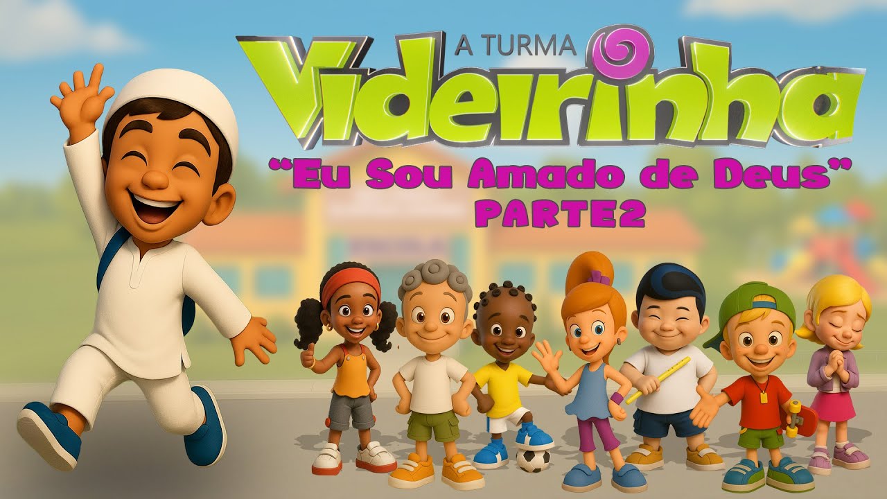 🎬 Turma Videirinha em “Eu Sou Amado de Deus” – Parte 2 | Desenho Cristão Infantil 3D | Radicais Kids
