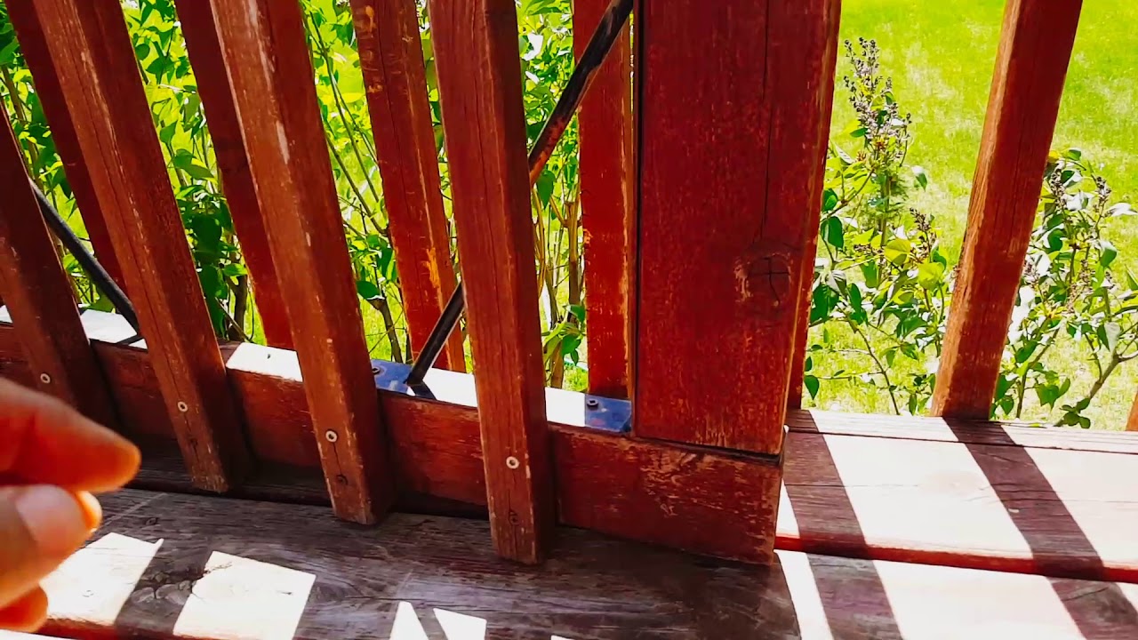 How To Make a Gate for Your Deck or Fence or Garden