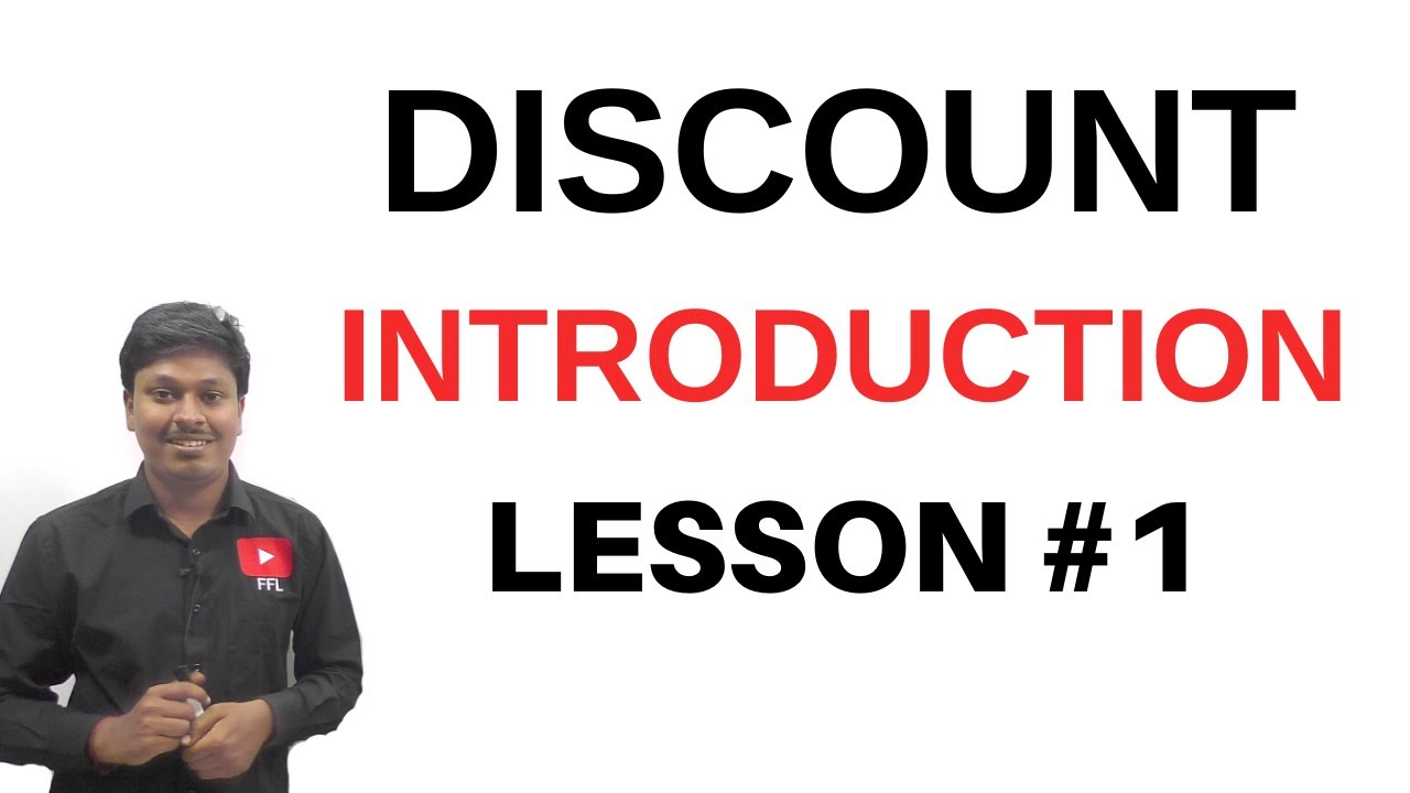 Discount || Introduction || Lesson-1