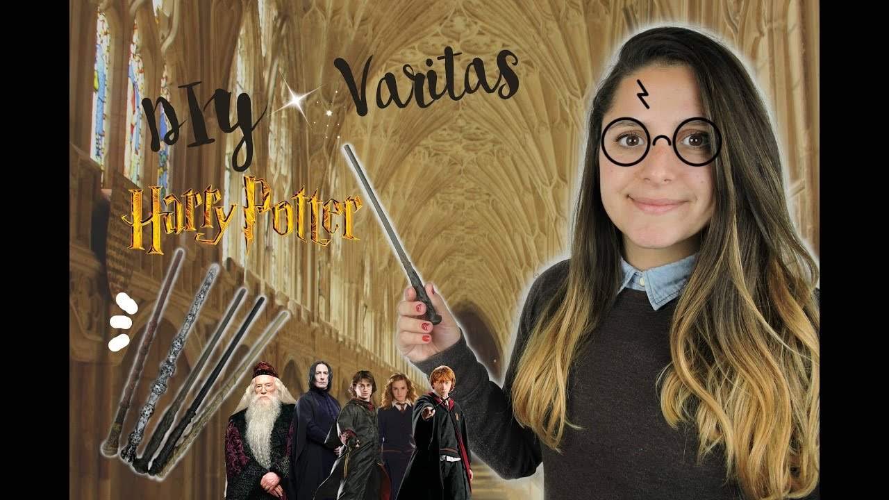 DIY VARITAS DE HARRY POTTER, HERMINONE, RON WEASLEY, VARITA DE SAUCO Y SEVERUS SNAPE - SÚPER FÁCILES