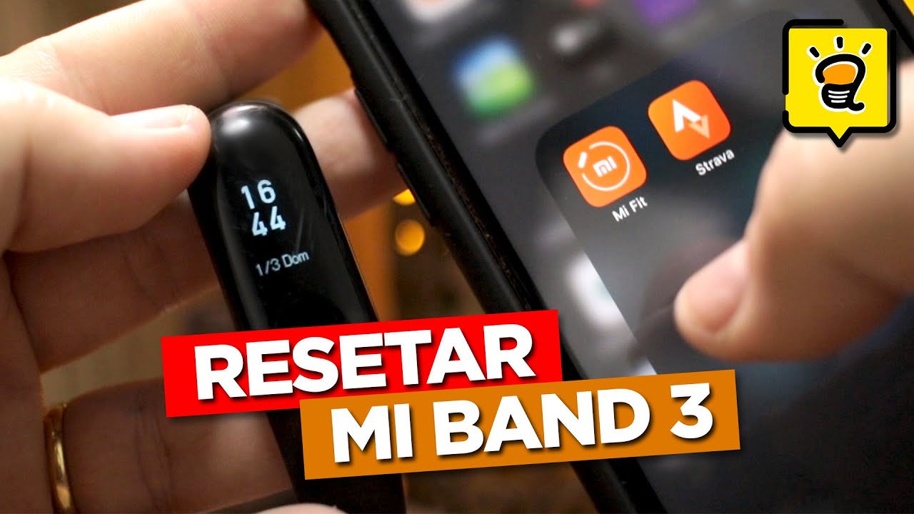 COMO RESETAR A PULSEIRA XIAOMI MI Band 3 - PADRÃO DE FÁBRICA