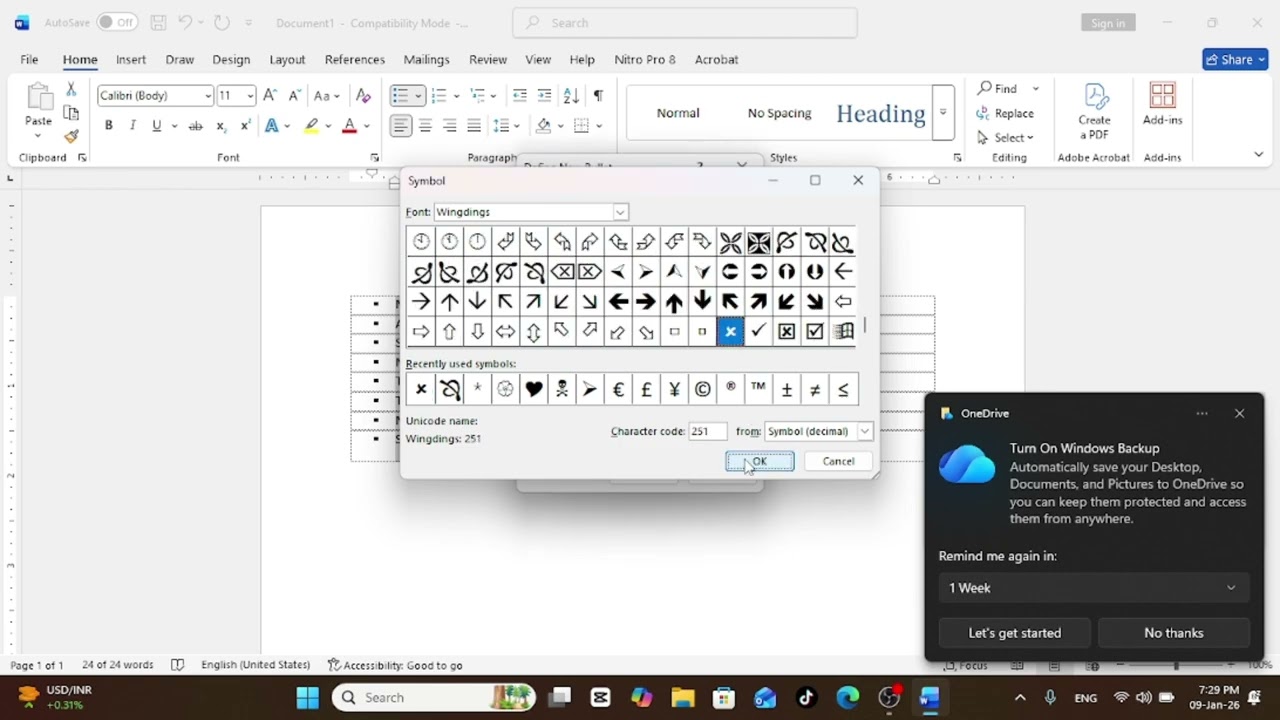 Bullet and Numbering in Microsoft Word ကွန်ပျူတာစသုံးမည့်သူများအတွက်