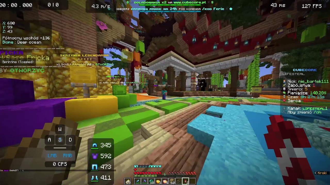 live z serwera cubecore.pl WBIJAJCIE