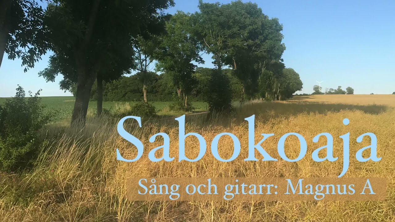 Sabokoaja (med text) | Sång med gitarr | Rörelsesång