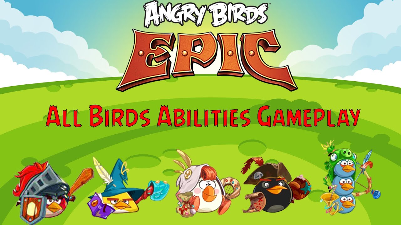 Angry Birds Epic - All Birds Abilities Gameplay