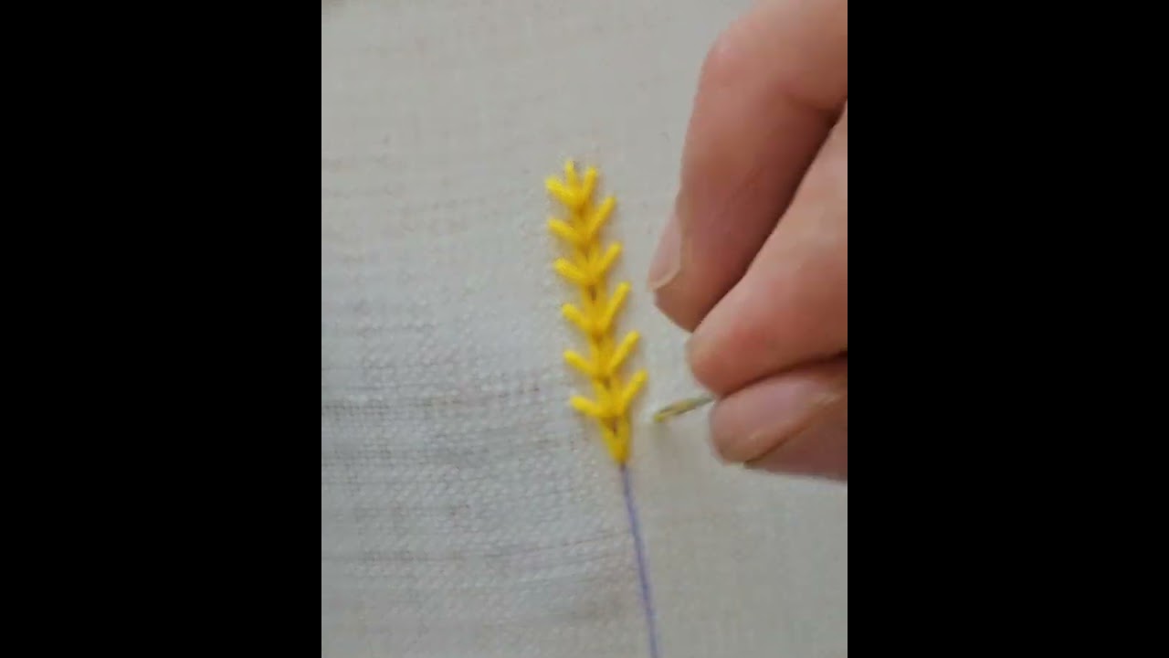 El nakışı bordür, hand embroidery border #hobby #embroidery #handbroidery🧵🪡🧶