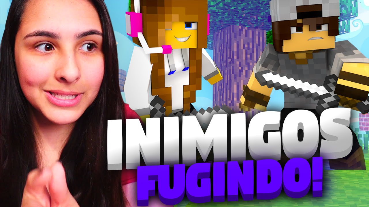 Minecraft: SKYWARS - INIMIGO FUGINDO DE MIM!