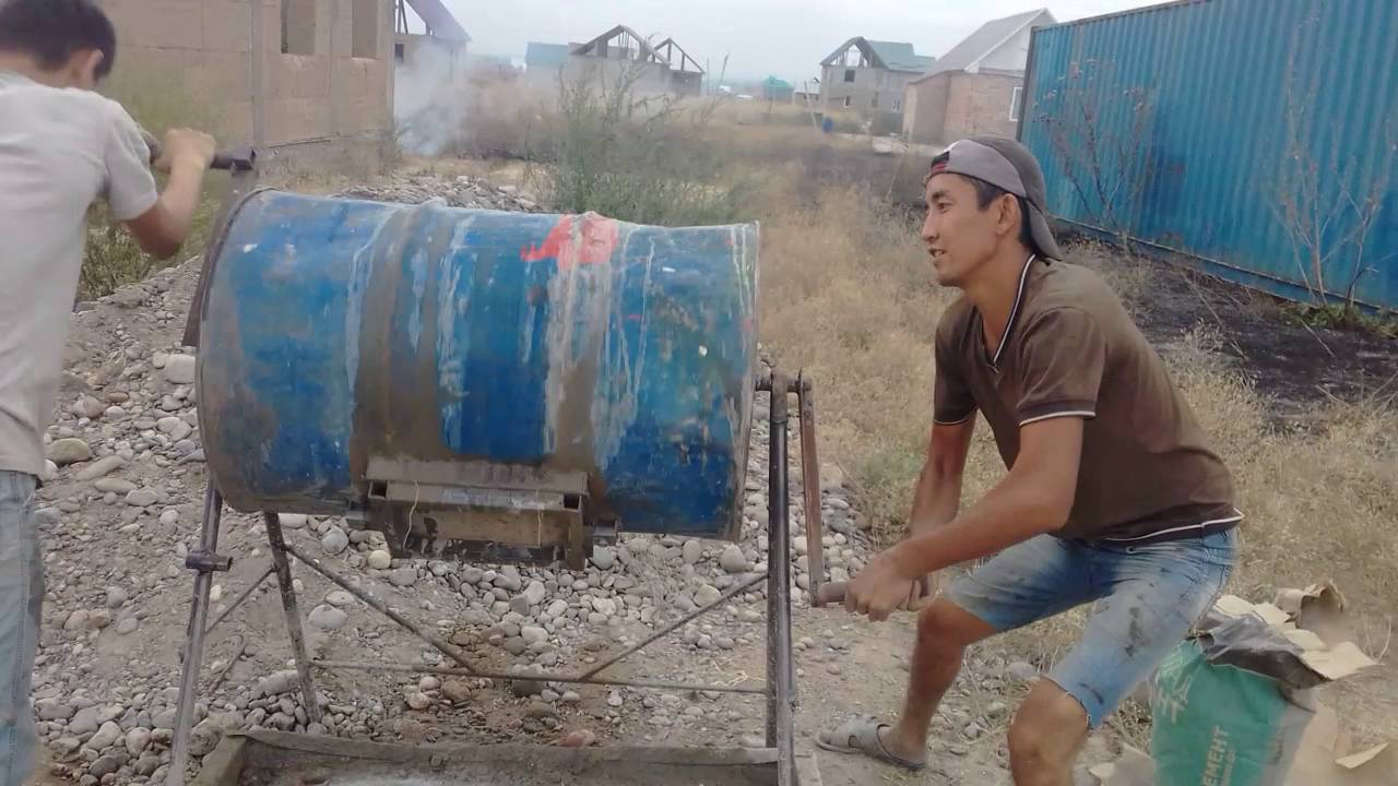 Бетономешалка своими руками DIY cement mixer