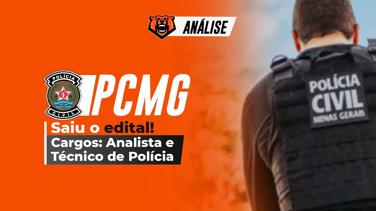 Concurso PC MG - Saiu o Edital!