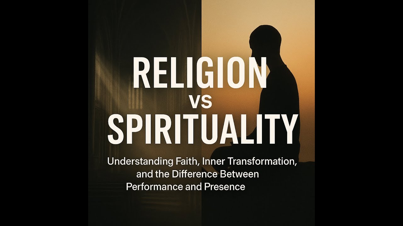 RELIGION VS SPIRITUALITY.