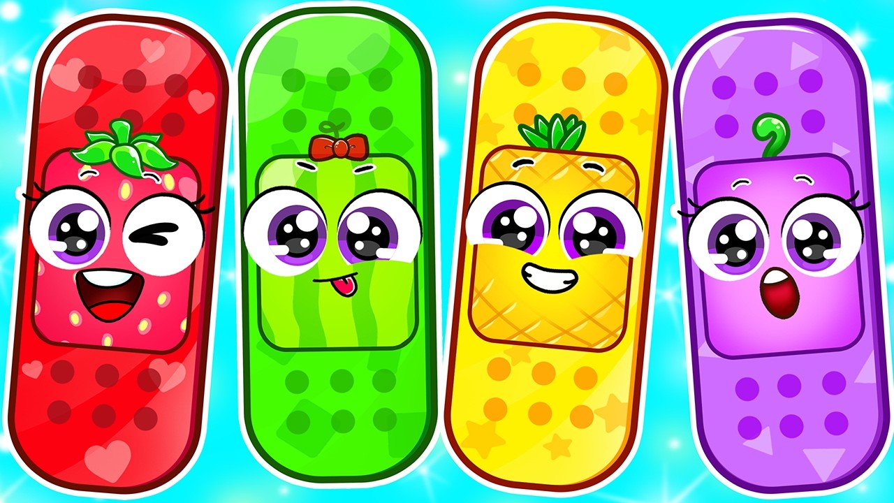 Boo Boo Song | Give Me a Bandage for Kids | Safety Tips |Kids Songs and Nursery Rhymes by Baby Color