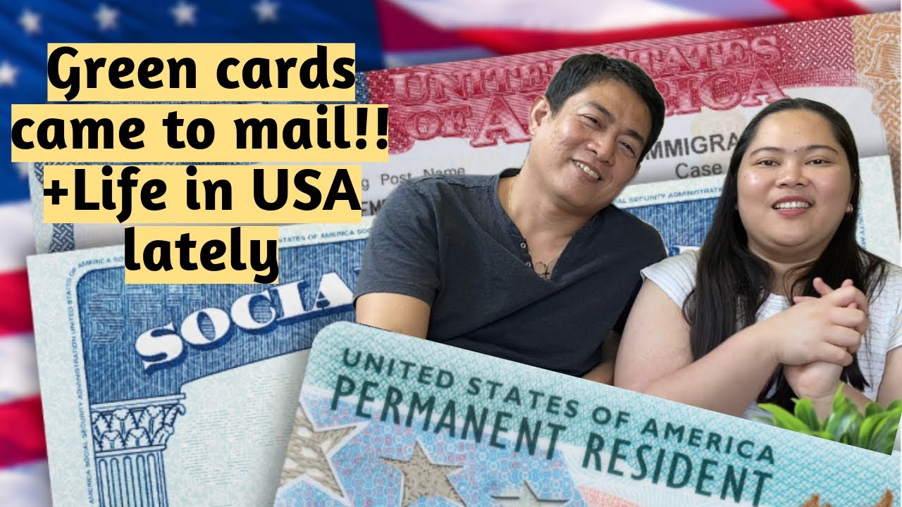 Our Green Cards came to mail! + Life in USA lately as a new immigrant 🇺🇸 | Charoterang Mariposa RN