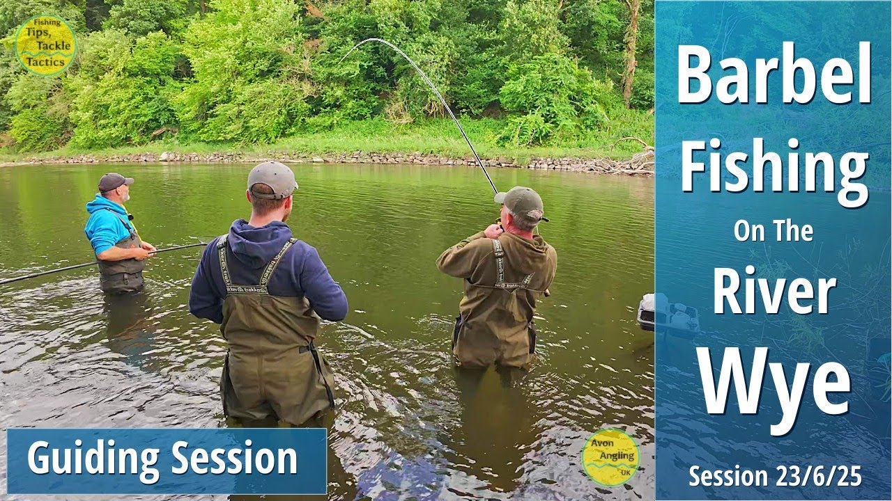 Float & Feeder Barbel & Chub Fishing On The Wonderful River Wye - Avon Angling Guiding 23/6/25