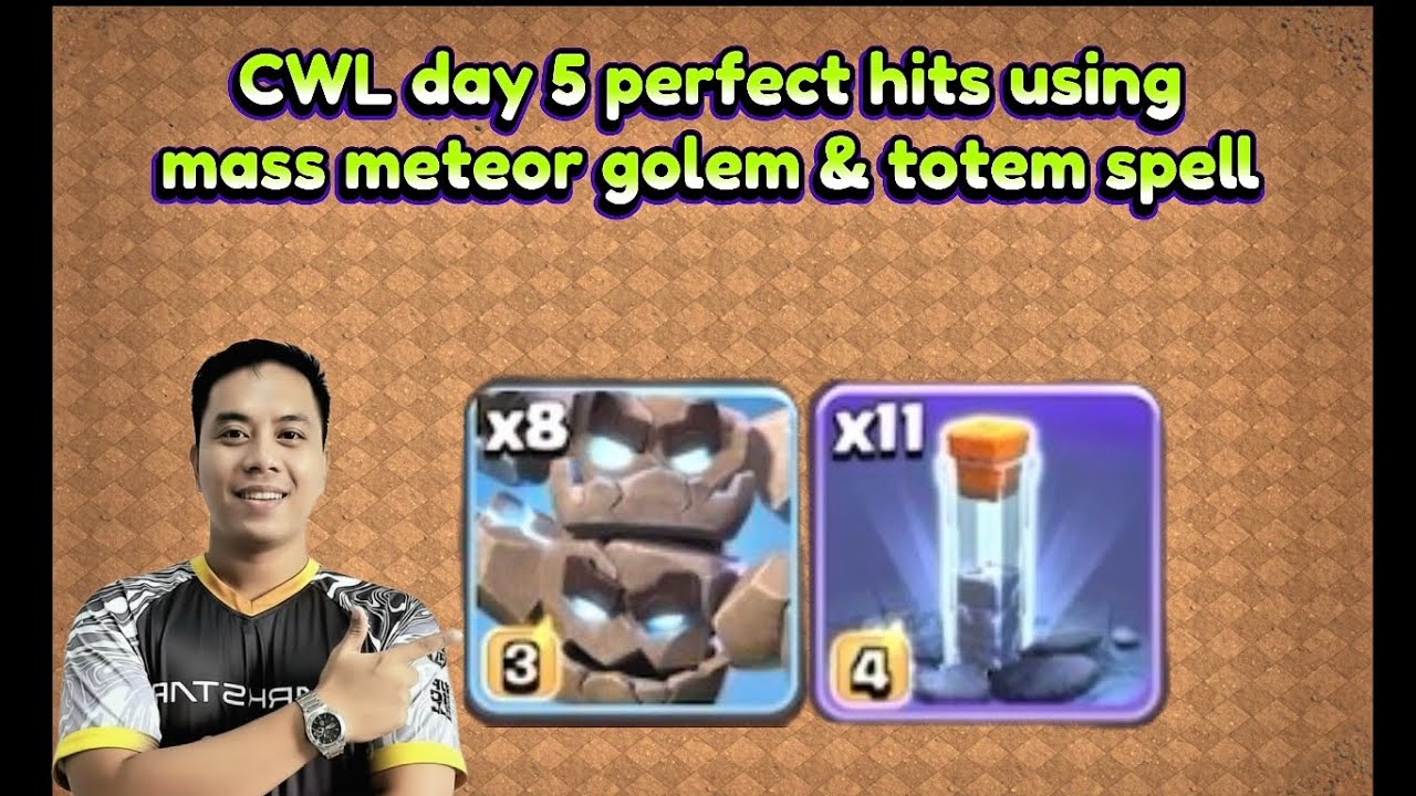 METEOR GOLEMS ARE BROKEN! ☄️ Easy 3-Stars in CWL Day 5