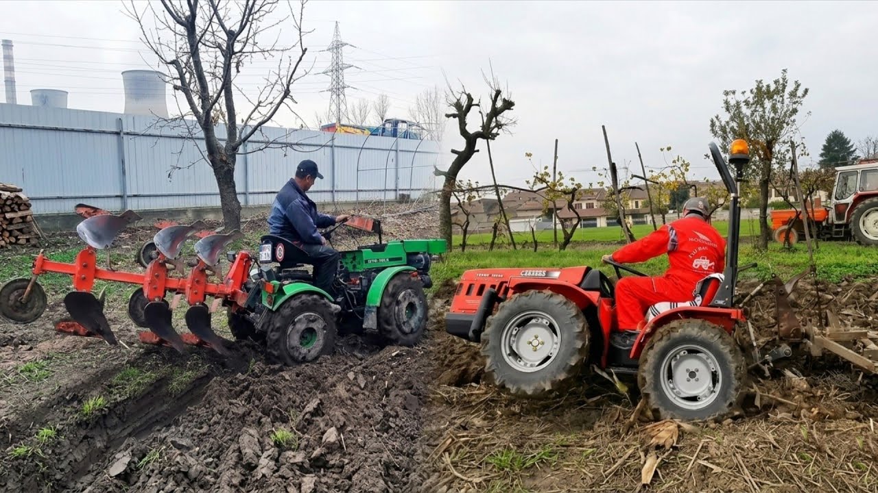 Unique mini tractors, or how they plow the land in different countries of the world,selection videos