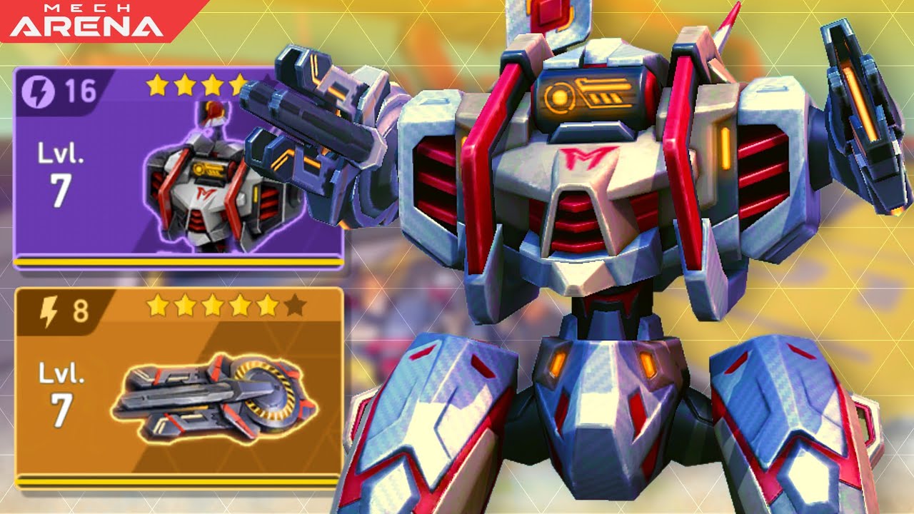 Orion + Disc Launcher 8 Build in Action  | Mech Arena Gameplay