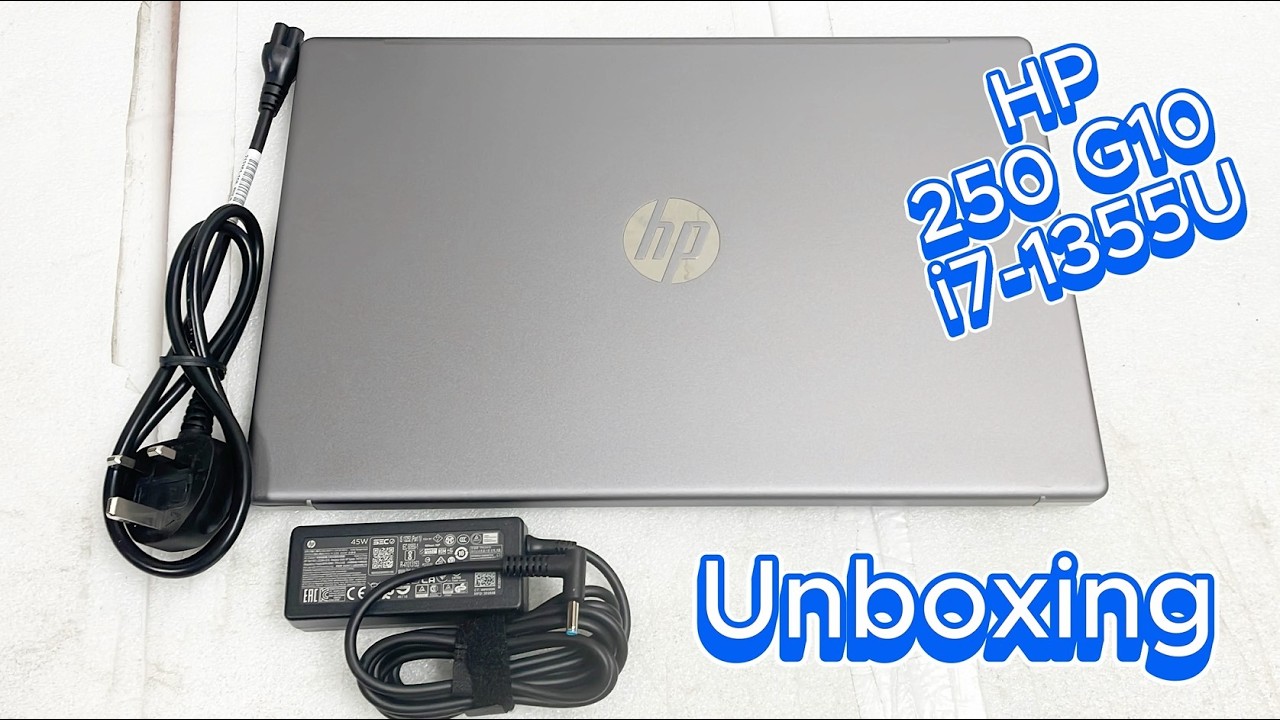 HP 250 G10 i7-1355U Unboxing | 9G1W4ET | HP 250 G10 13Th Gen  First Look
